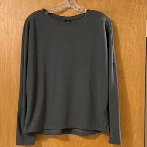 REI Cooperative Charcoal Long Sleeve Tee